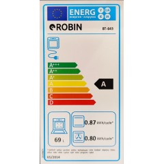 Robin BT-645 Κουζίνα 69lt με Εμαγιέ Εστίες Π60εκ. Λευκή
